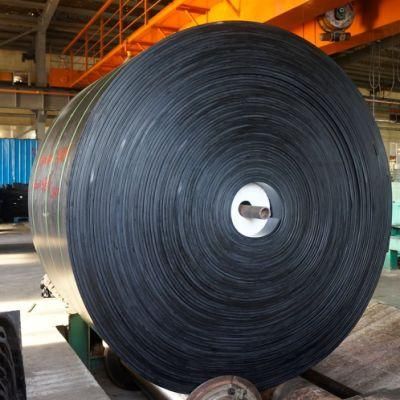 Mine Stone Sand Cement Use Fabric Nylon Black Rubber Conveyor Belts for Cement