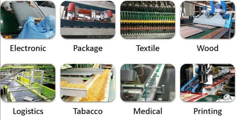 Top Quality Food Grade Rubber Lagging Conveyor Belt 2.0mm Manufacture PVC Conveyor Belt Low Price Double Roller Chain Conveyor for Logistic Warehousing System