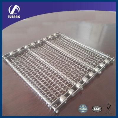 Heat Treatment Machinery Spiral Wire Stainless Steel Chain Link Conveyor Belt Mesh