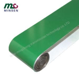 Factory High Quality Glossy Green PVC/PU/Pvk Light Duty Industrial Conveyor/Transmission Belting/Belt