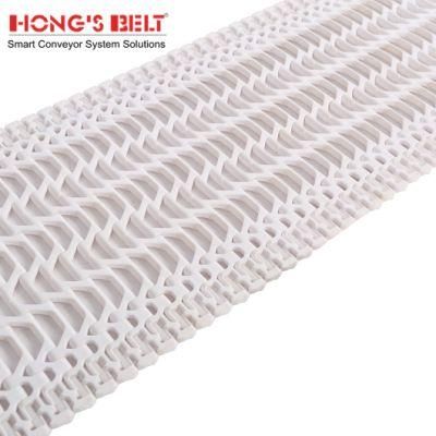 Hongsbelt HS-1500B-N Open Flush Grid Modular Plastic Conveyor Belt for Pizza Conveyors