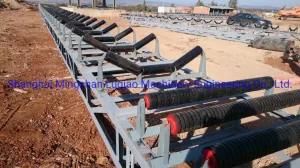 Dt Series Stationary Rubber Belt Conveyor Under Construction