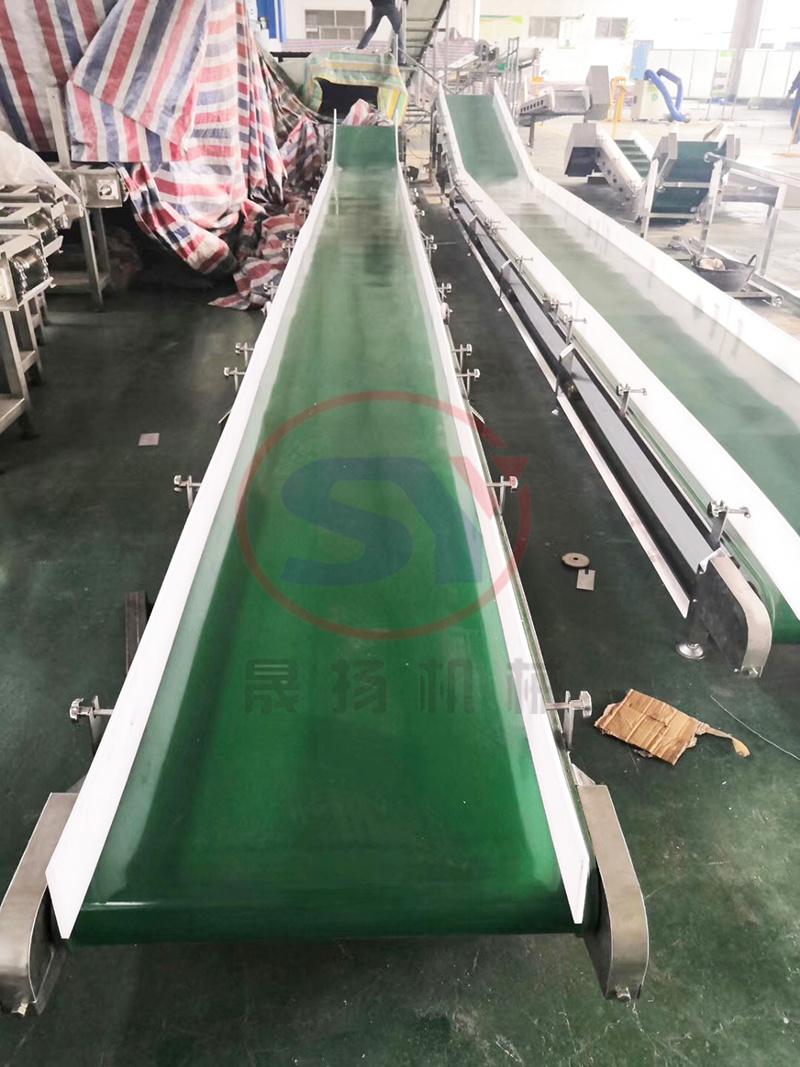 PVC Food Conveyor Belt Equipment for Rice and Grain Raw Material Transmission