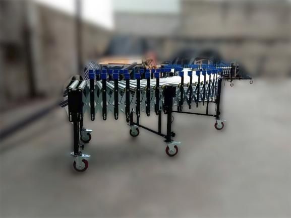 Electricity Powered Steel Roller Conveyor Machine with Barrier