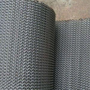 Herringbone Stainless Steel Conveyor Belt with Baffle