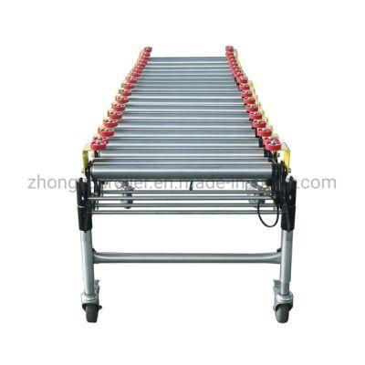 Zhongyou Gravity turning stainless steel roller table conveyor manufacturers