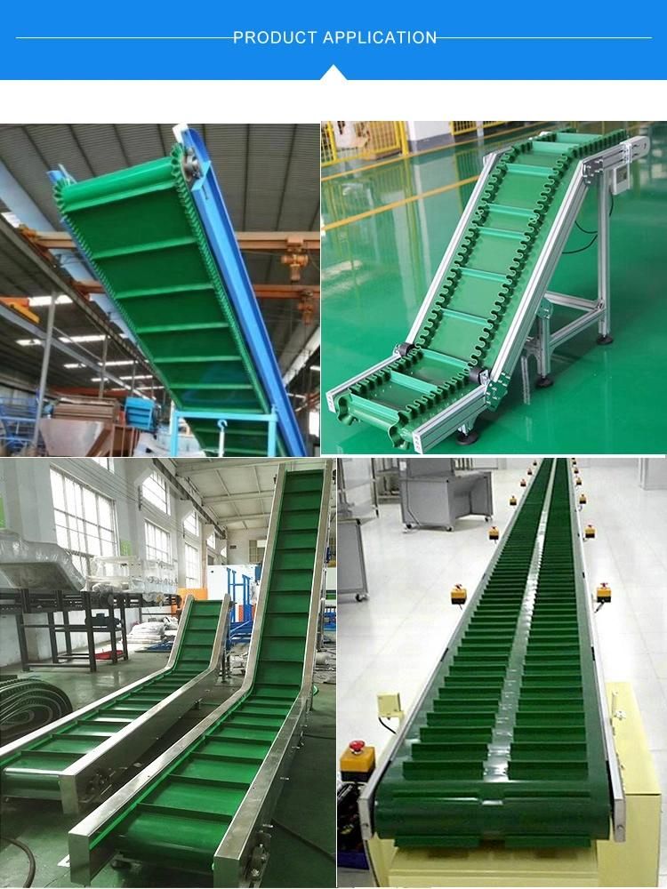 Yonghang Low Price Black White Green PU PVC Cleated Conveyor Belt Manufacturers