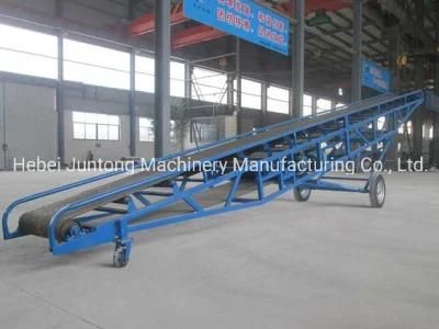 Adjustable Height Industrial Bulk Handling Equipment Belt Conveyor