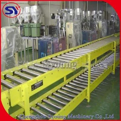 Powder Coated Steel up-Down Layer Roller Rolling Conveyor Line