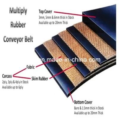 Conveyor Belts in China Factory Price All Kinds of Nn150 Oil Resistence Rubber Conveyor Belts