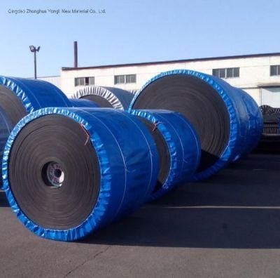 Heavy Black Rubber Belts Conveyor for Steel Ore Mining