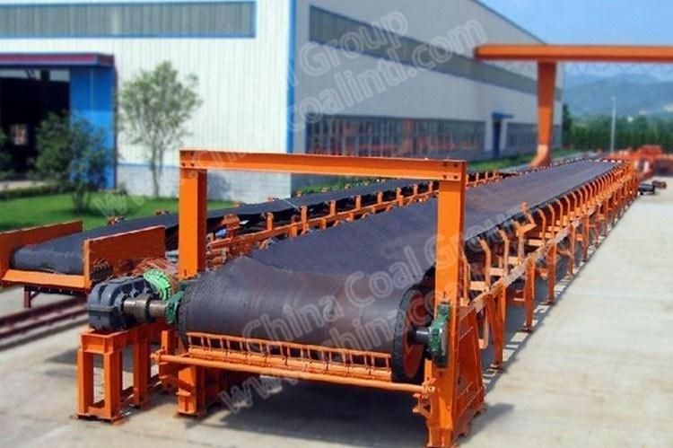 5.5-7.5kw Wide Conveyor Rubber Belt Conveying Machine