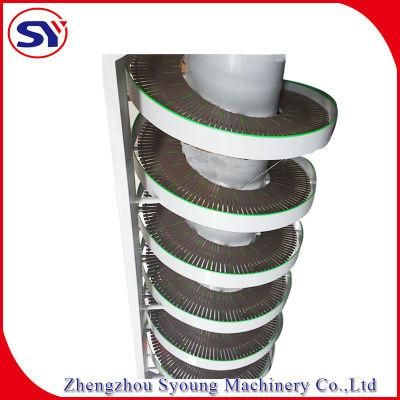 POM Plate Spiral Conveyor for Conveying Products From Level-to-Level