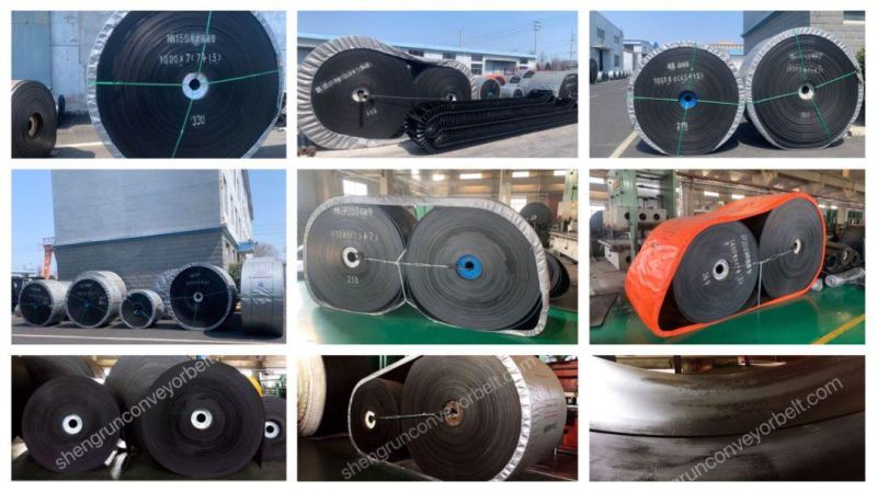 Conveyor Belting Ep200*4 Fabric Framework Abrasion Resistant Rubber Conveyor Belt