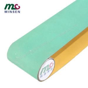 Manufacturer Sells 3.0mm Green Yellow PVC Flat Conveyor Belt for Textile Industry