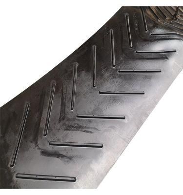 V Ribbed Pattern Rubber Conveyor Belts for Transporting