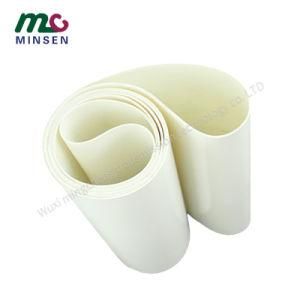 Factory High Quality Heat Resistant White Silicone/PVC/PU/Pvk Light Duty Industrial Conveyor/Transmission Belting/Belt