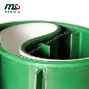 Factory Green PU Color Conveyor Belt with Baffle for Food Cleaning Belt