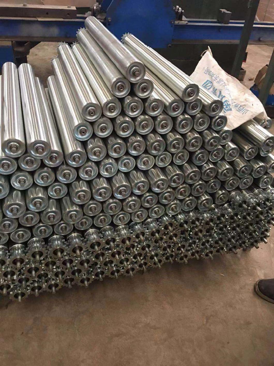 Galvanize Steel, Ss, PU, Rubber Roller Gravity Roller for Roller Conveyor