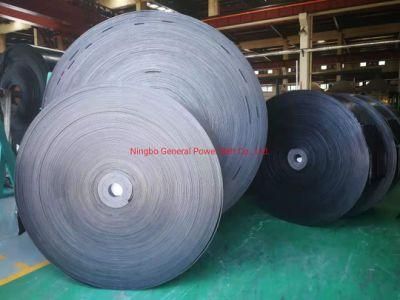 Heat Resistant 150 180 Degree Ep Fabric Rubber Conveyor Belt Bandas Transportadoras