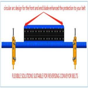 Secondary Reversing Belt Cleaner with Rubber and Alloy Blade