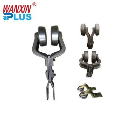 China Forging Chain Link Parts Rivet Less Forged Overhead Conveyor Trolley for Monorail System