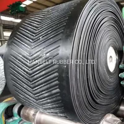 Chevron Conveyor Belting Ep100 Rubber Conveyor Belt