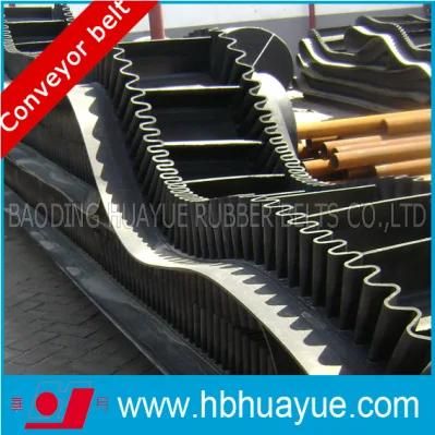 High Quality Corrugated Sidewall Rubber Belt Conveyor (EP/NN/CC)