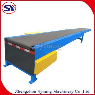 Companding Extending Telescopic Belt Conveyor Price for 20&prime; 40&prime; Container Loading Unloading