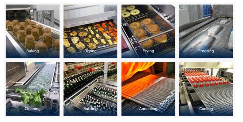 Stainless Steel Wire Mesh Conveyor Belts Flat Flex Conveyor Belts Conveyor Belts for Food Industry