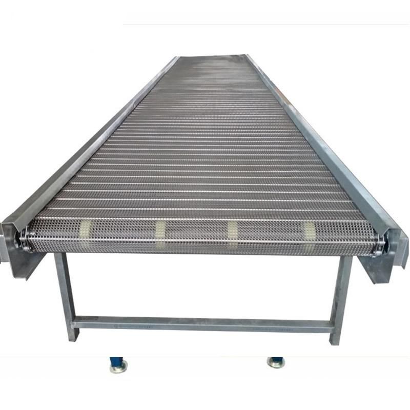 Customize Food Grade Conveyor, Plastic Table Top Chain Conveyor, Top Chain Plate Food Standard Conveyor