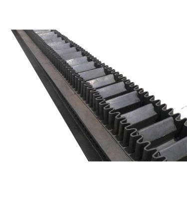 Sidewall Cross Rigid Xe Conveyor Belting Polyester or Nylon Beltwall