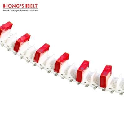 Hongsbelt HS-7100-103mm Side Flexing Flexible Chain Table Top Chain Conveyor Belt