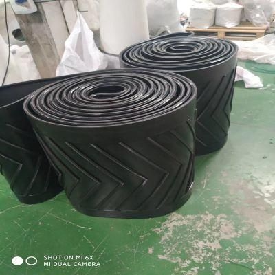 Abrasion Resistant Belt Nylon Canvas Chevron 5 Ply Rubber Ep Conveyor Belting