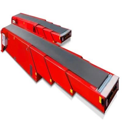 Telescopic Belt Conveyors / Extendable Conveyor Used for Loading Truck Container Unloading Equipment