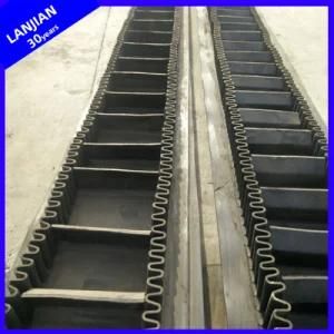 Ep/Nn Sidewall Rubber Conveyer Belt with Wavy Edge and Diaphragm