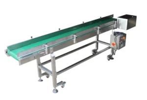 China Stainless Steel Horizontal Belt Conveyor Manufacturer Stainless Steel Chain Board Horizontal Conveyor