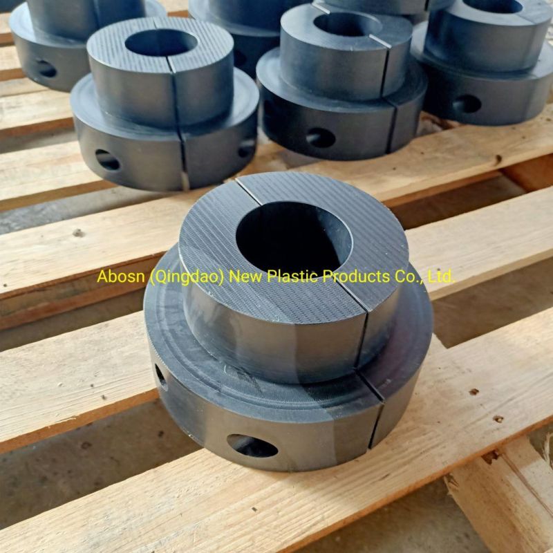 HDPE Belt Conveyor CNC Machined UHMWPE Roller for Port Crane
