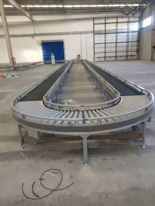 Multi Wedge Belt Turning Roller Conveyor