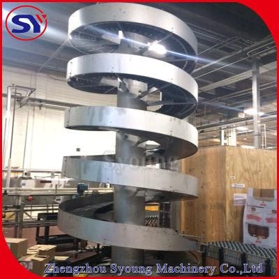 Automative Spiral Conveyor for Food Cake Bread Dessert Processing Factory