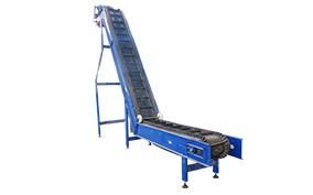 Customized Hopper and Discharge Chute Inclined Belt Conveyor