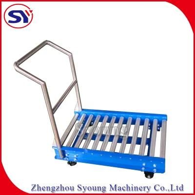 Manual Roller Conveyor Line for E-Commerce Packages Distribution