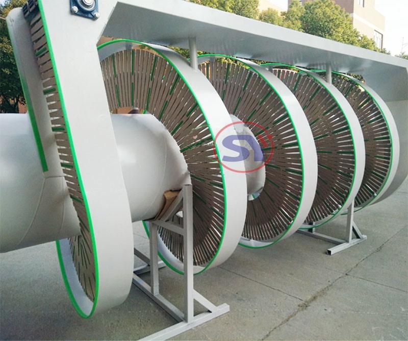 Narrow Track Spiral Conveyor for Water Bottles Barrel