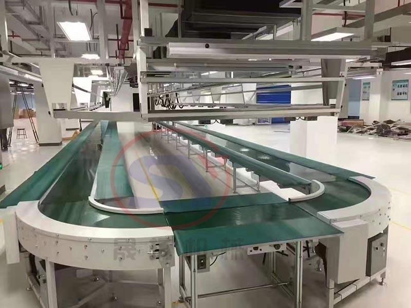 China Industrial Flat White PVC Belt Conveyor for Food Industry Distributor
