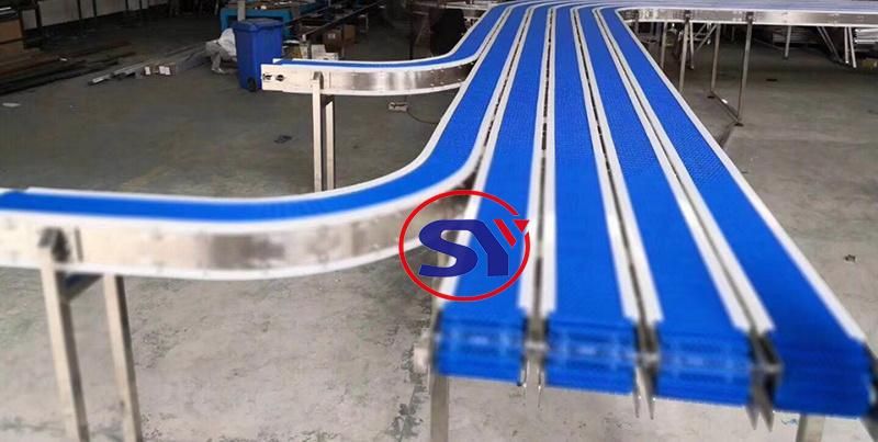 Customized PVC Nylon Belt Conveyor System Manufacturer for Refreshment