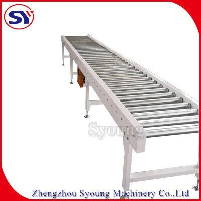 Powered and Unpowered Combining Roller Conveyor Conveyer for Conveying Pallet