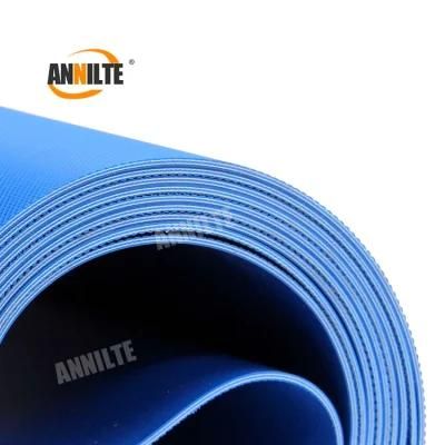 Annilte Factory Custom Big Diamond Bottom and Smooth Surface PVC Conveyor Belt Woodworking Machinery Conveyor Belt