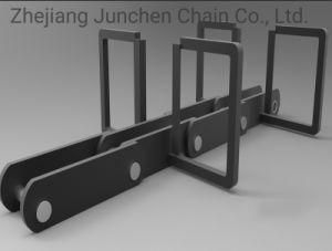 Fu700 Large Pitch Customer Design Scraper Conveyor Chain with Special Attachment