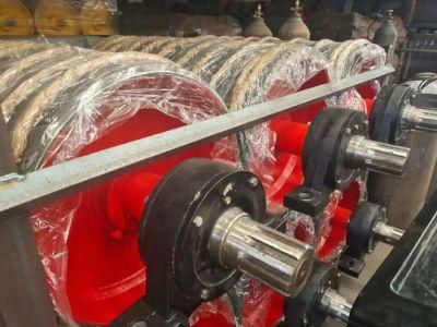 JIS Standard Belt Conveyor Bend Pulleys with Rubber for Conveyor