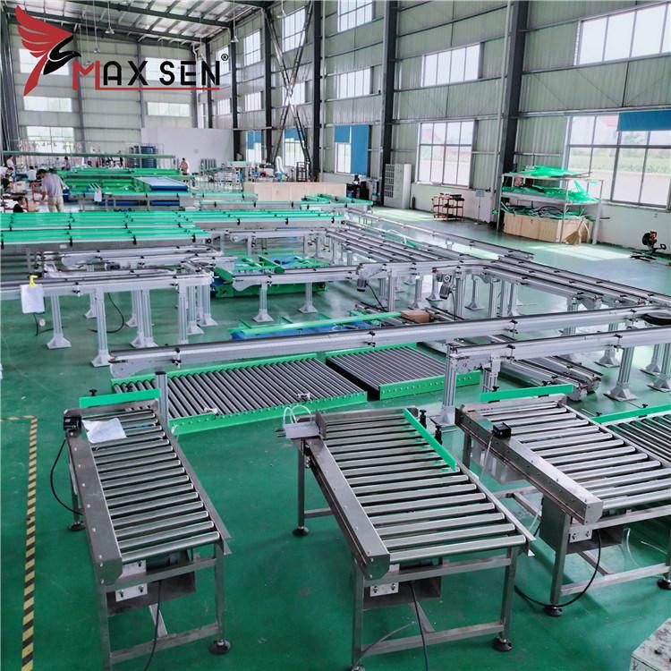 Conveyor Plastic Belt with Roller Top for Heavy-Duty Sorting Conveyor Modular Roller Conveyor for Tire Factory